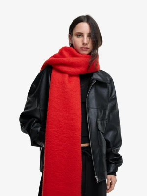 Bershka Szalik Gładki Kobieta Czerwony