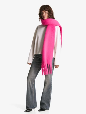 Bershka Szalik Gładki Kobieta Fuksja
