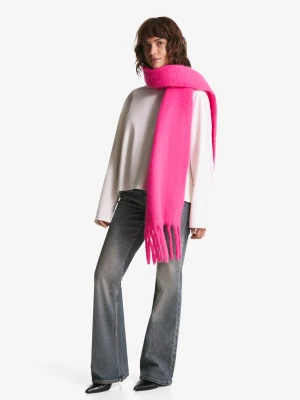 Bershka Szalik Gładki Kobieta Fuksja