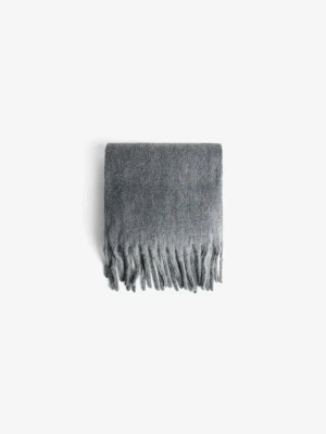 Bershka Szalik Gładki Kobieta Szary