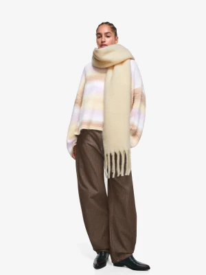 Bershka Szalik Gładki Kobieta Żółty
