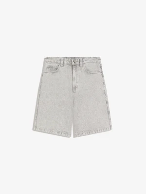 Bershka Szorty Jeansowe O Kroju Baggy Kobieta Szary