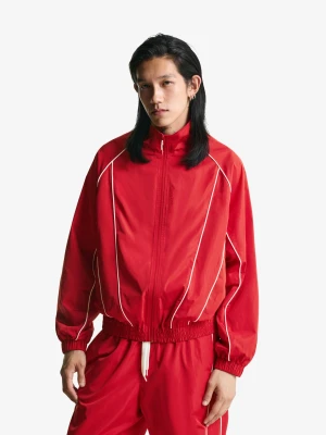Bershka Techniczna Kurtka Sportowa Mężczyzna Czerwony