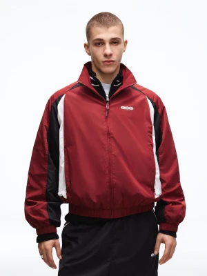 Bershka Techniczna Kurtka Sportowa Mężczyzna Czerwony