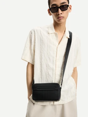 Bershka Torba Crossbody Mężczyzna Czarny