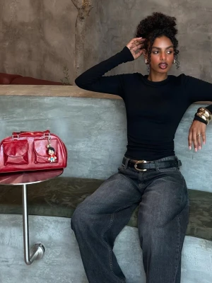 Bershka Torba Typu Bowling Kobieta Czerwony