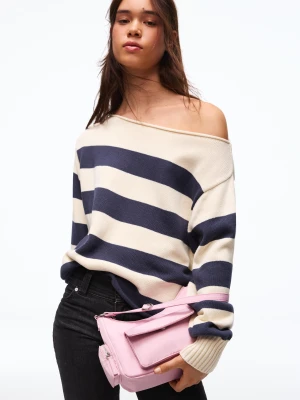 Bershka Torba Z Wieloma Kieszeniami Kobieta Różowy