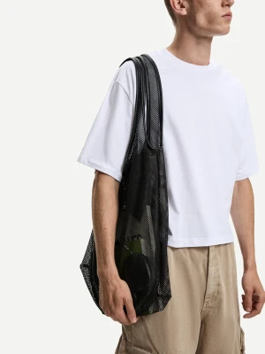 Bershka Torebka Z Siateczki Mężczyzna Czarny
