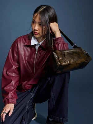 Zdjęcie produktu Bershka Torebka Z Wieloma Kieszeniami Kobieta Khaki