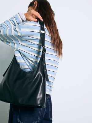 Bershka Torebka Ze Sprzączkami Kobieta Czarny