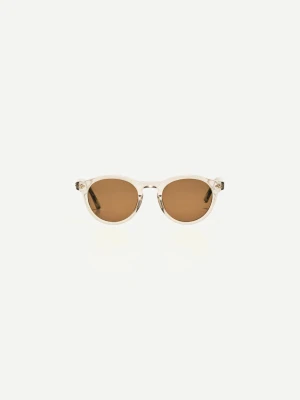 Bershka Transparent Resin Sunglasses Mężczyzna Brown