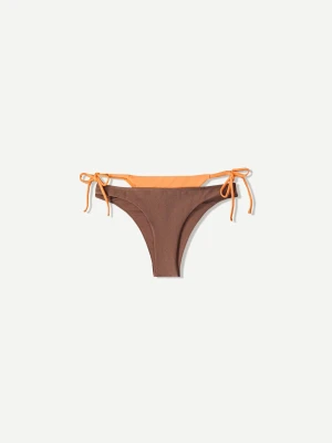 Bershka Warstwowe Figi Od Bikini Kobieta Pomarańczowy