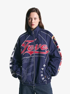 Bershka Wodoodporna Kurtka Wnba Kobieta Xs-S Granatowy