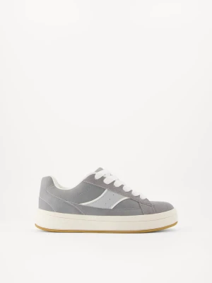 Bershka Buty Sportowe Skater Kobieta Szary