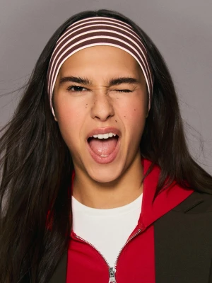 Bershka Zestaw 2 Gumek Do Włosów Z Nadrukiem Kobieta Wielokolorowy