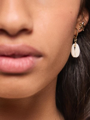 Bershka Zestaw 6 Kolczyków W Marynistycznym Stylu Kobieta Złoty