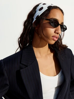 Bershka Zestaw Gumek Do Włosów W Kropki Kobieta Czerwony