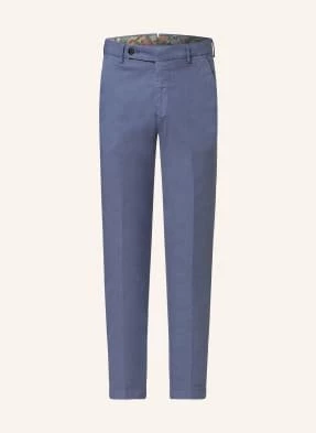 Berwich Chinosy Extra Slim Fit blau