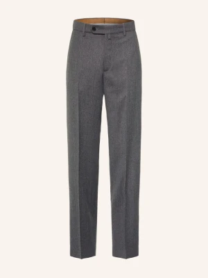 Berwich Spodnie Flanelowe Negroni Wide Fit grau SZARY