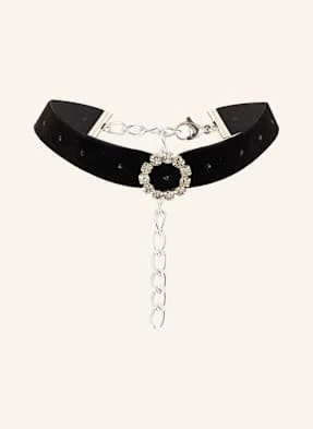 Bettina Scharrer Naszyjnik Choker schwarz