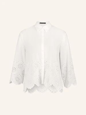 Betty Barclay Bluzka Z Koronką I Rękawami 3/4 weiss
