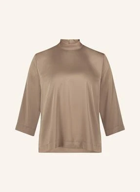 Betty Barclay Bluzka Z Satyny Z Rękawami 3/4 beige