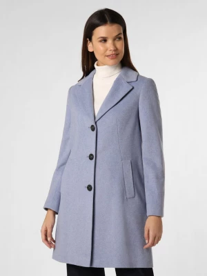 Betty Barclay Damski płaszcz wełniany Kobiety Sztuczne włókno niebieski|szary marmurkowy,