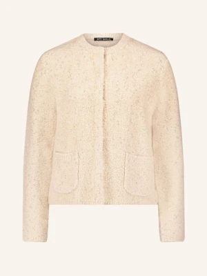 Betty Barclay Kardigan Z Błyszczącą Przędzą beige