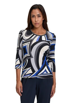 Betty Barclay Koszulka w kolorze kremowo-niebiesko-czarnym rozmiar: 46