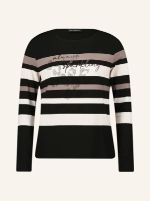 Betty Barclay Koszulka Z Długim Rękawem Z Kamieniami Ozdobnymi schwarz