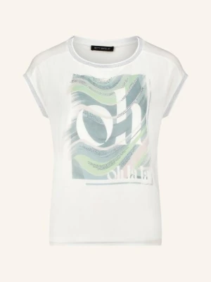 Betty Barclay Koszulka Z Mieszanki Materiałów Z Kamieniami Ozdobnymi weiss