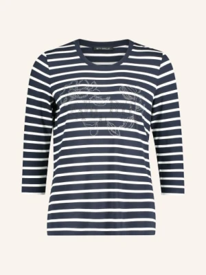 Betty Barclay Koszulka Z Rękawami 3/4 I Ozdobnymi Kamieniami blau