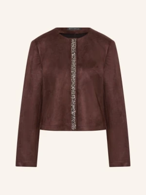 Betty Barclay Kurtka Z Ozdobnymi Kamieniami braun