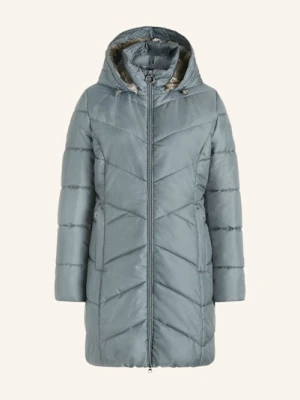 Betty Barclay Płaszcz Pikowany Ze Sztucznym Futrem gruen