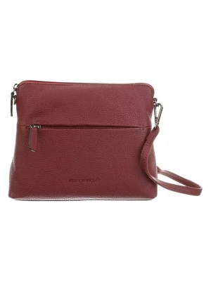 Betty Barclay Skórzana torebka w kolorze czerwonym - 23 x 19,5 x 6 cm rozmiar: onesize