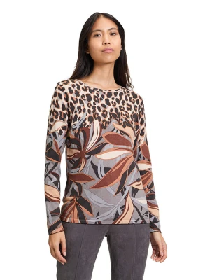 Betty Barclay Sweter w kolorze brązowo-szaro-beżowym rozmiar: 40