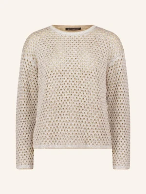 Betty Barclay Sweter Z Błyszczącą Przędzą beige