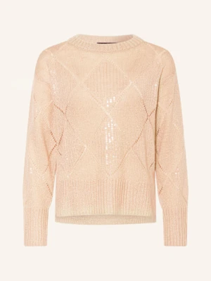 Betty Barclay Sweter Z Cekinami beige