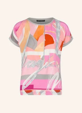 Betty Barclay T-Shirt Z Mieszanki Materiałów rosa