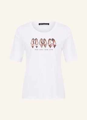 Betty Barclay T-Shirt Z Obszyciem Ozdobnymi Kamykami weiss