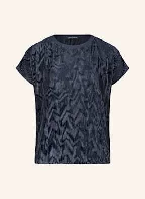 Betty Barclay T-Shirt Z Satyny Z Plisami blau