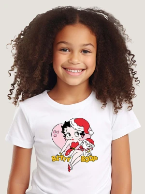 Betty Boop Koszulka "Betty Boop" w kolorze białym rozmiar: 104