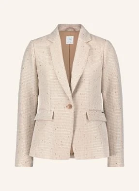 Betty&Co Blezer Z Cekinami beige