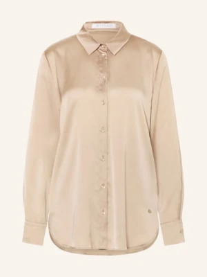 Betty&Co Bluzka Koszulowa Z Satyny beige