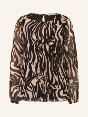 Betty&Co Bluzka Z Plisami schwarz