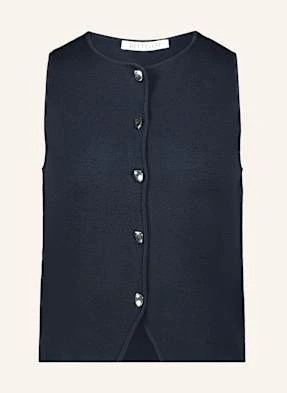 Betty&Co Kamizelka Z Dzianiny blau