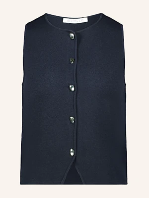 Betty&Co Kamizelka Z Dzianiny blau