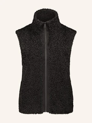 Betty&Co Kamizelka Z Pluszowego Materiału schwarz