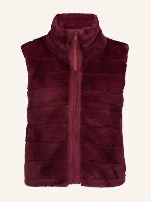 Betty&Co Kamizelka Ze Sztucznego Futra Z Stójką rot Betty & Co CIEMNOCZERWONY