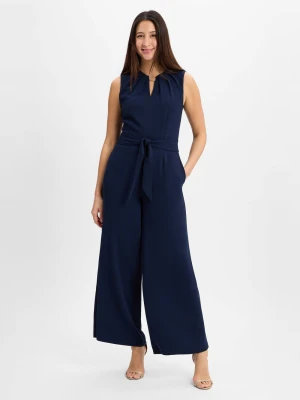 Betty & Co Kombinezon damski Kobiety Sztuczne włókno niebieski jednolity,